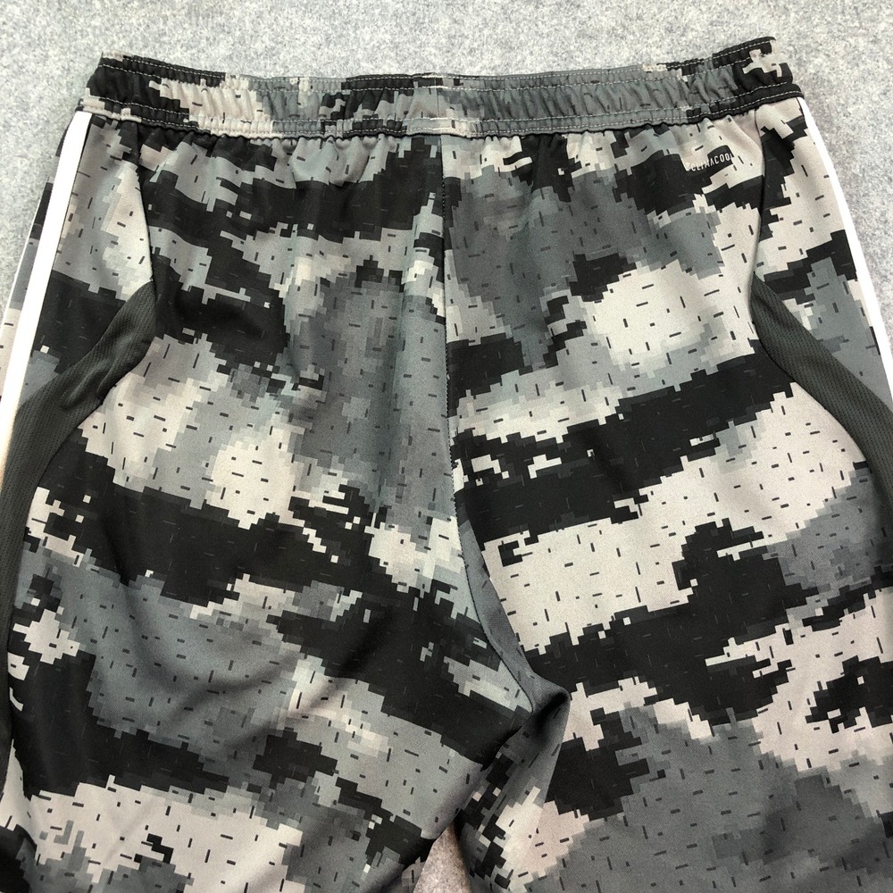 Adidas ClimaCool Mens Pants L Gray Camouflage Digital Athletic Zip Ankles Track - Picture 6 of 14